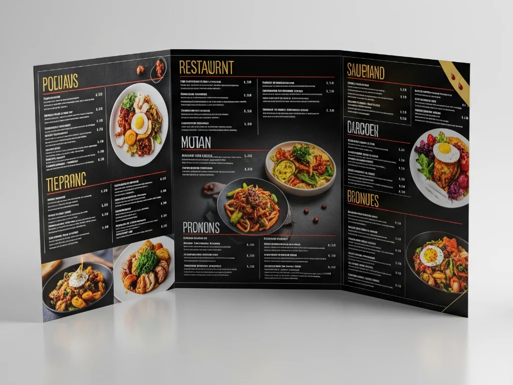 Menu Printing | GraphPrint Tanzania