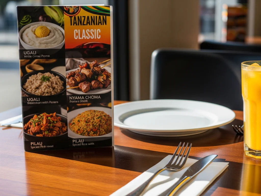 Menu Printing | GraphPrint Tanzania